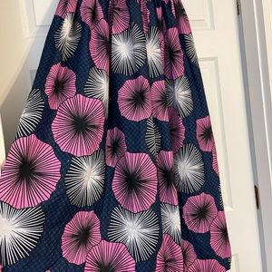 Women long skirt with matching head wrap